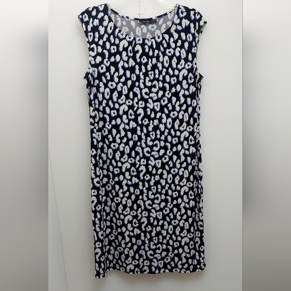 Apt. 9 Women's Size Medium White Dress Animal Print Sleeveless - Picture 7 of 7